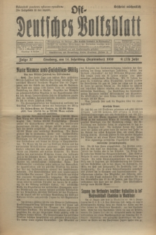 Ost-Deutsches Volksblatt.Jg.9, Folge 37 (14 Scheiding [September] 1930) = Jg.23 + dod.