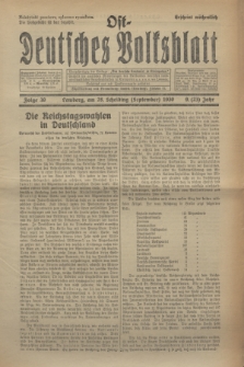 Ost-Deutsches Volksblatt.Jg.9, Folge 39 (28 Scheiding [September] 1930) = Jg.23 + dod.