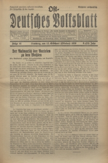 Ost-Deutsches Volksblatt.Jg.9, Folge 41 (12 Gilbhart [Oktober] 1930) = Jg.23 + dod.