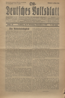 Ost-Deutsches Volksblatt.Jg.9, Folge 45 (9 Nebelung [November] 1930) = Jg.23 + dod.