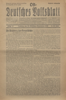 Ost-Deutsches Volksblatt.Jg.9, Folge 46 (16 Nebelung [November] 1930) = Jg.23 + dod.