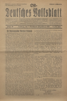 Ost-Deutsches Volksblatt.Jg.9, Folge 49 (7 Christmond [Dezember] 1930) = Jg.23 + dod.