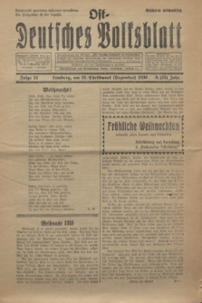 Ost-Deutsches Volksblatt.Jg.9, Folge 51 (25 Christmond [Dezember] 1930) = Jg.23 + dod.