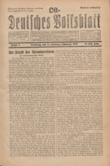 Ost-Deutches Volksblatt.Jg.10, Folge 2 (11 Hartung [Jänner] 1931) = Jg.24