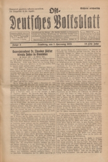 Ost-Deutsches Volksblatt.Jg.10, Folge 5 (1 Harnung [Februar] 1931) = Jg.24