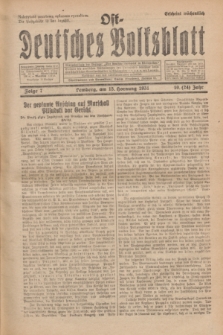 Ost-Deutsches Volksblatt.Jg.10, Folge 7 (15 Hornung [Februar] 1931) = Jg.24