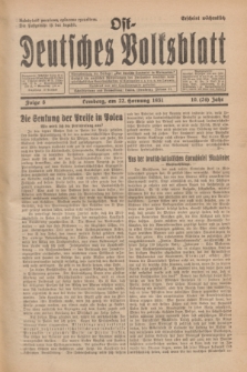 Ost-Deutsches Volksblatt.Jg.10, Folge 8 (22 Hornung [Februar] 1931) = Jg.24
