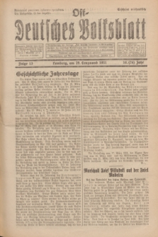 Ost-Deutsches Volksblatt.Jg.10, Folge 13 (29 Lenzmond [März] 1931) = Jg.24