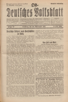 Ost-Deutsches Volksblatt.Jg.10, Folge 16 (19 Ostermond [April] 1931) = Jg.24