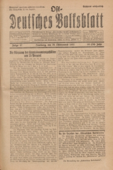 Ost-Deutsches Volksblatt.Jg.10, Folge 17 (26 Ostermond [April] 1931) = Jg.24