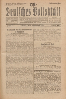 Ost-Deutsches Volksblatt.Jg.10, Folge 18 (3 Wonnemond [Mai] 1931) = Jg.24