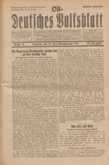 Ost-Deutsches Volksblatt.Jg.10, Folge 25 (21 Brachmond [Juni] 1931) = Jg.24