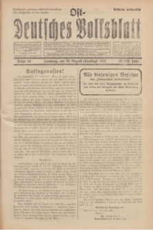 Ost-Deutsches Volksblatt.Jg.10, Folge 34 (30 Ernting [August] 1931) = Jg.24