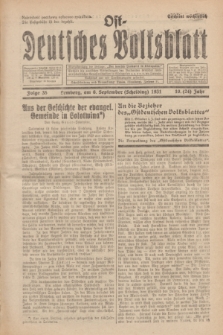 Ost-Deutsches Volksblatt.Jg.10, Folge 35 (6 Scheiding [September] 1931) = Jg.24