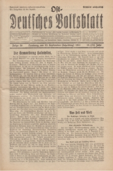Ost-Deutsches Volksblatt.Jg.10, Folge 36 (13 Scheiding [September] 1931) = Jg.24