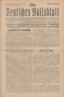 Ost-Deutsches Volksblatt.Jg.10, Folge 42 (25 Gelbhart [October] 1931) = Jg.24