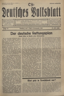 Ost-Deutsches Volksblatt.Jg.12, Folge 15 (9 April [Ostermond] 1933) = Jg.26