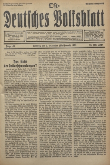 Ost-Deutsches Volksblatt.Jg.12, Folge 49 (3 Christmond [Dezember] 1933) = Jg.26 + dod.