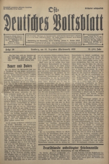 Ost-Deutsches Volksblatt.Jg.12, Folge 50 (10 Christmond [Dezember] 1933) = Jg.26 + dod.