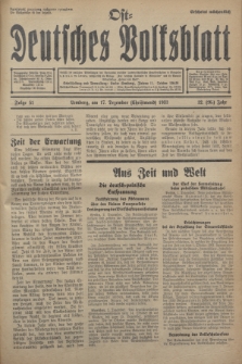 Ost-Deutsches Volksblatt.Jg.12, Folge 51 (17 Christmond [Dezember] 1933) = Jg.26 + dod.