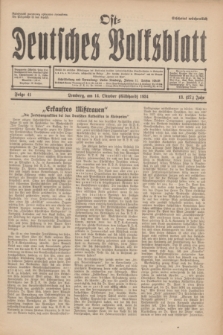 Ost-Deutsches Volksblatt.Jg.13, Folge 41 (14 Gilbhart [Oktober] 1934) = Jg.27 + dod.