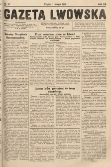 Gazeta Lwowska. 1929, nr 27