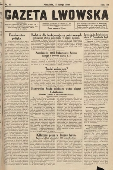 Gazeta Lwowska. 1929, nr 40