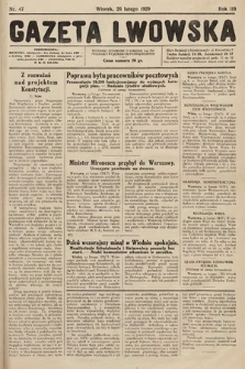 Gazeta Lwowska. 1929, nr 47