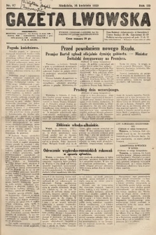 Gazeta Lwowska. 1929, nr 87