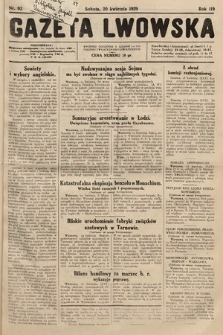 Gazeta Lwowska. 1929, nr 92