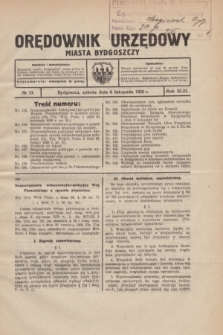 Orędownik Urzędowy Miasta Bydgoszczy.R.43, № 13 (6 listopada 1926)