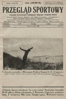 Przegląd Sportowy : tygodnik ilustrowany, poświęcony wszelkim gałęziom sportu 1924, nr 8 |PDF|