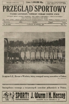 Przegląd Sportowy : tygodnik ilustrowany, poświęcony wszelkim gałęziom sportu 1924, nr 16 |PDF|