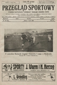 Przegląd Sportowy : tygodnik ilustrowany, poświęcony wszelkim gałęziom sportu 1924, nr 18 |PDF|