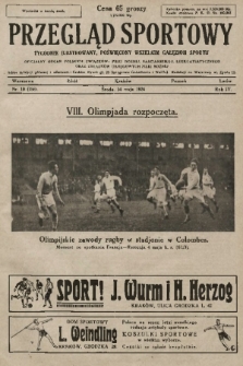 Przegląd Sportowy : tygodnik ilustrowany, poświęcony wszelkim gałęziom sportu 1924, nr 19 |PDF|