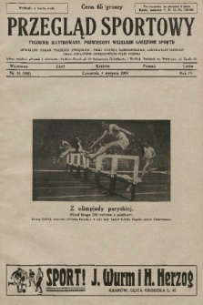 Przegląd Sportowy : tygodnik ilustrowany, poświęcony wszelkim gałęziom sportu 1924, nr 31 |PDF|
