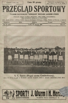 Przegląd Sportowy : tygodnik ilustrowany, poświęcony wszelkim gałęziom sportu 1924, nr 34 |PDF|