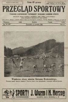 Przegląd Sportowy : tygodnik ilustrowany, poświęcony wszelkim gałęziom sportu 1924, nr 36 |PDF|