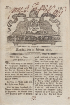 Krakauer Zeitung.1805, Nro. 10 (2 Februar) + dod.