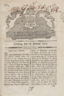 Krakauer Zeitung.1805, Nro. 17 (26 Februar) + dod.