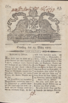 Krakauer Zeitung.1805, Nro. 23 (19 März) + dod.
