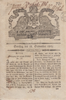 Krakauer Zeitung.1805, Nro. 78 (28 September) + dod.
