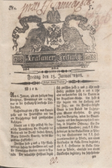 Krakauer Zeitung.1808, Nr. 5 (15 Januar) + dod.
