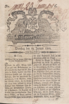 Krakauer Zeitung.1808, Nr. 6 (19 Januar) + dod.