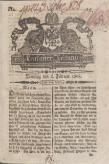 Krakauer Zeitung.1808, Nr. 10 (2 Februar) + dod.