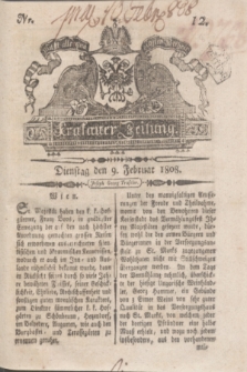 Krakauer Zeitung.1808, Nr. 12 (9 Februar) + dod.
