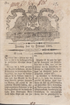 Krakauer Zeitung.1808, Nr. 15 (19 Februar) + dod.