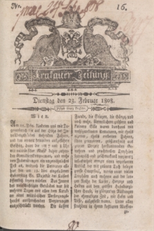 Krakauer Zeitung.1808, Nr. 16 (23 Februar) + dod.