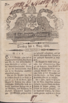 Krakauer Zeitung.1808, Nr. 18 (1 März) + dod.