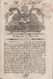 Krakauer Zeitung.1808, Nr. 26 (29 März) + dod.